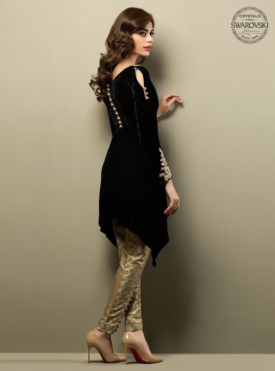 Zainab Chottani | Semi Formals | JET SOLITAIRE - Ladies Clothes - Maria Faisal