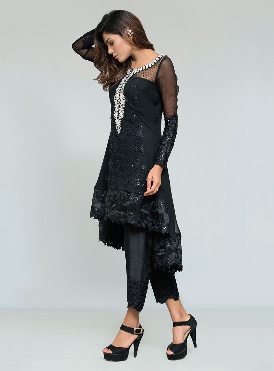Zainab Chottani | Semi Formals | DARK TALES - Ladies Clothes - Maria Faisal