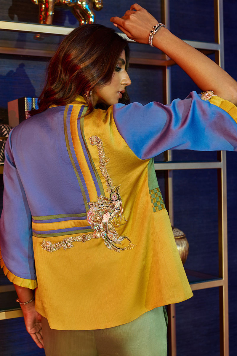 Wardha Saleem | Luxury Pret Fusion Wear | HUMMING BIRD JUMPSUIT - Ladies Clothes