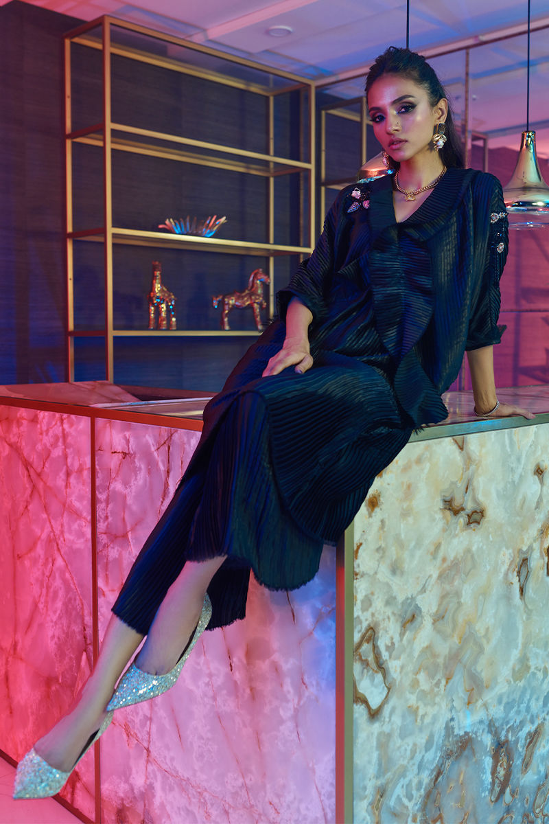 Wardha Saleem | Luxury Pret Fusion Wear | ENVY â 3PC CORD SET - Ladies Clothes