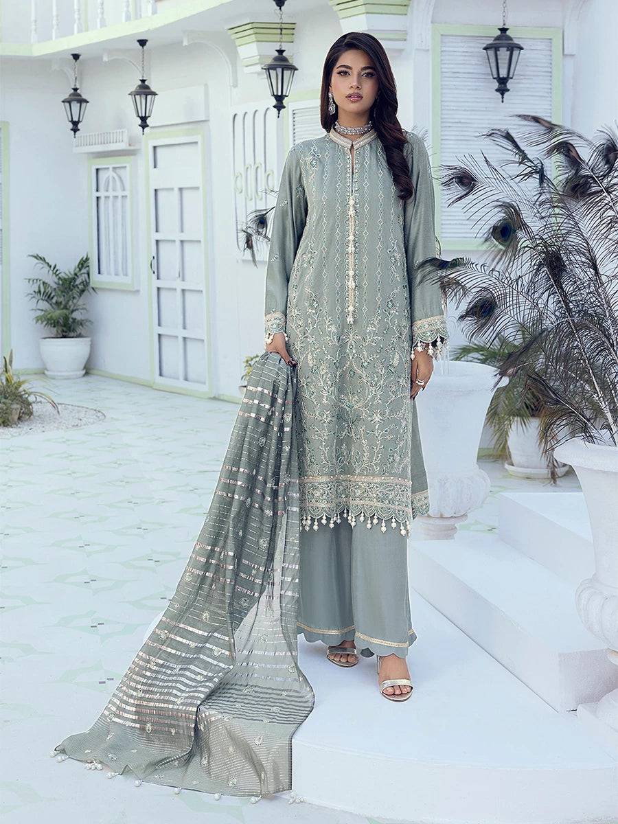 Salitex | Signature Festive Chiffon | NO010 by Maria Faisal - Registered Vendor of : Salitex - type : Ladies Clothes - 100% original wedding dresses