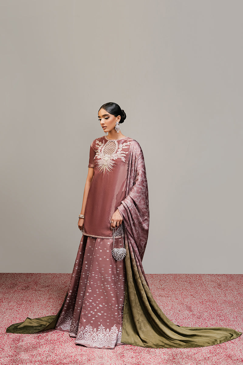 Haute Form | Rose Winter Plush | Seductress - Ladies Clothes - Maria Faisal