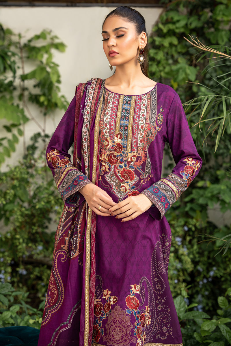 Shamaeel Ansari | Gulrang Lawn | LP-02 - Ladies Clothes - Maria Faisal