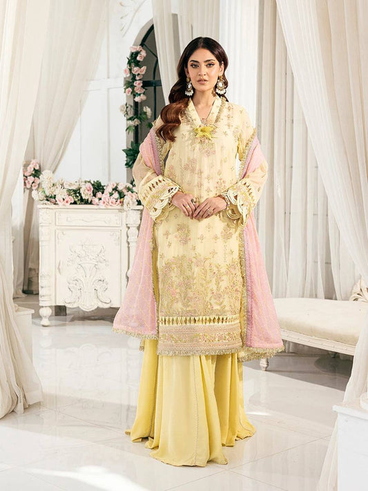 Salitex | Signature Festive Chiffon | CH040 by Maria Faisal - Registered Vendor of : Salitex - type : Ladies Clothes - 100% original wedding dresses