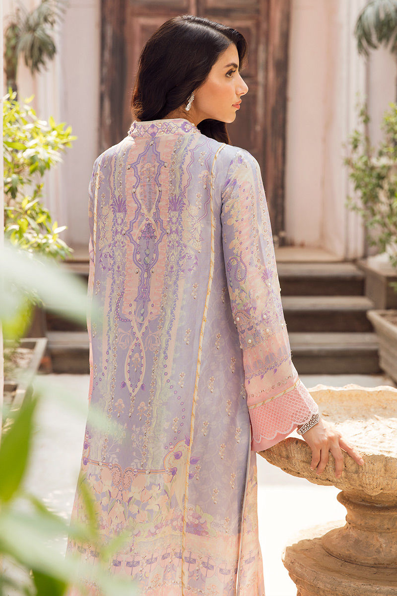 Ansab Jahangir | Digital Silk | Dreamy impression - Ladies Clothes - Maria Faisal