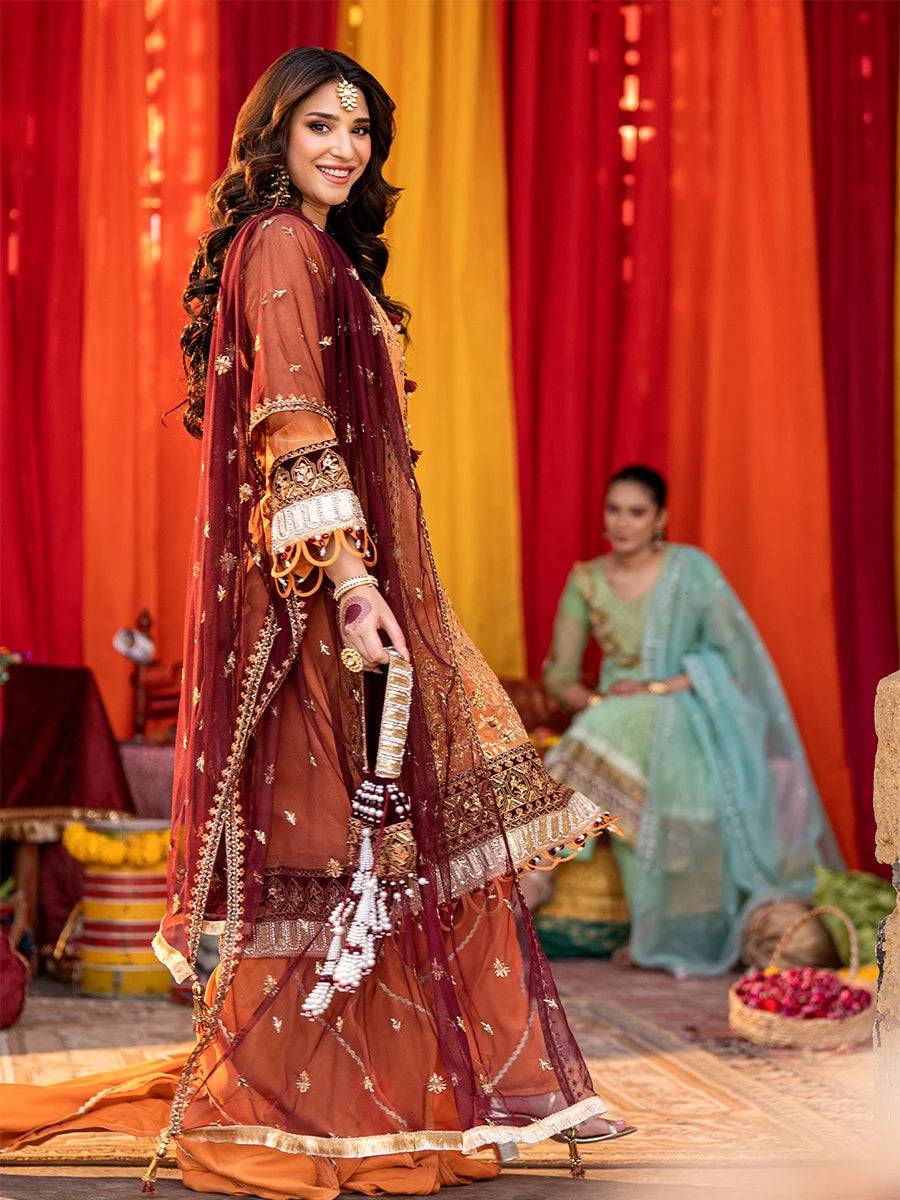 Salitex | Shehnai Festive | JI005 by Maria Faisal - Registered Vendor of : Salitex - type : Ladies Clothes - 100% original wedding dresses