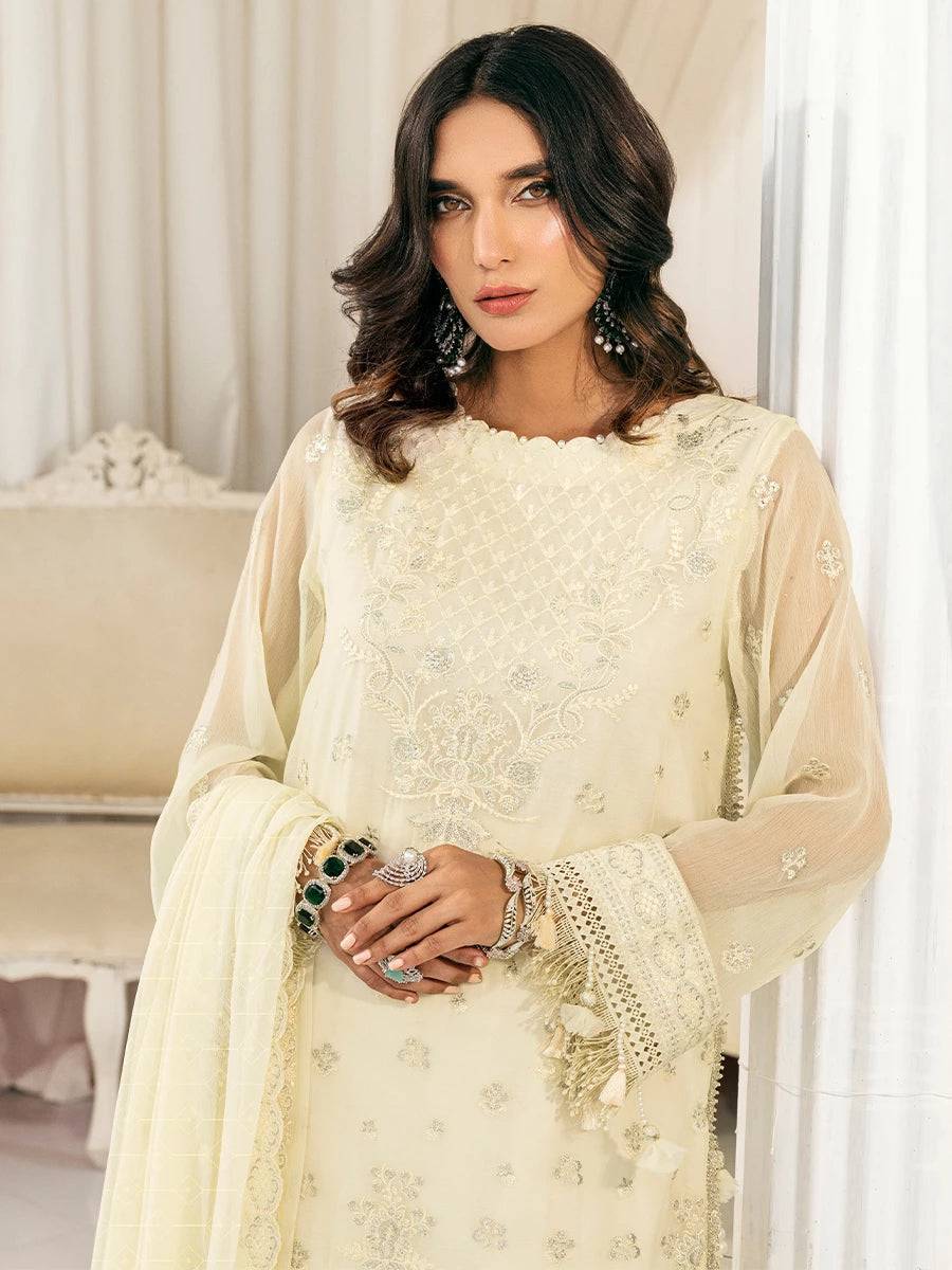 Salitex | Signature Festive Chiffon | CH038 by Maria Faisal - Registered Vendor of : Salitex - type : Ladies Clothes - 100% original wedding dresses