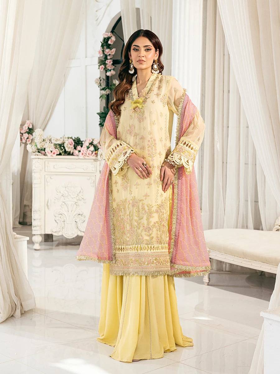 Salitex | Signature Festive Chiffon | CH040 by Maria Faisal - Registered Vendor of : Salitex - type : Ladies Clothes - 100% original wedding dresses
