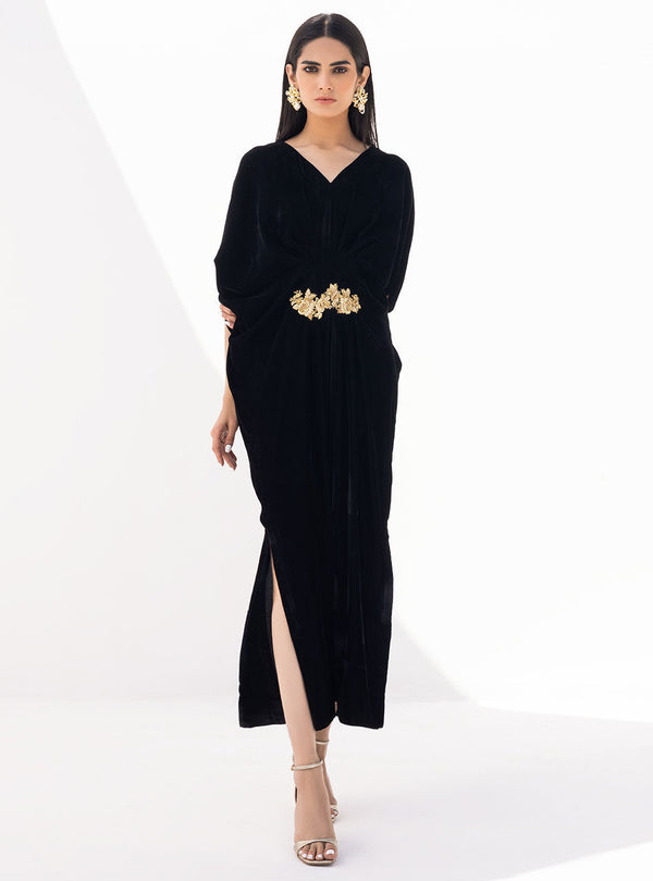 Zainab Chottani | The Kaftan Edit | Black Opal - Formal Dress - available at Maria Faisal in UK and USA.