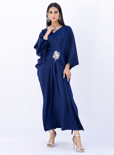 Zainab Chottani | The Kaftan Edit | Blue Topaz - Formal Dress - available at Maria Faisal in UK and USA.