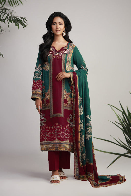 Shamaeel Ansari | Gulrang Lawn | Gulrang-02 - Ladies Clothes - Maria Faisal