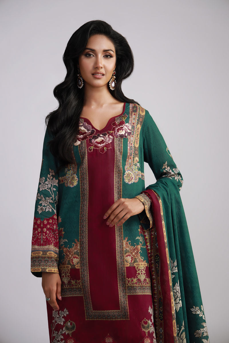 Shamaeel Ansari | Gulrang Lawn | Gulrang-02 - Ladies Clothes - Maria Faisal
