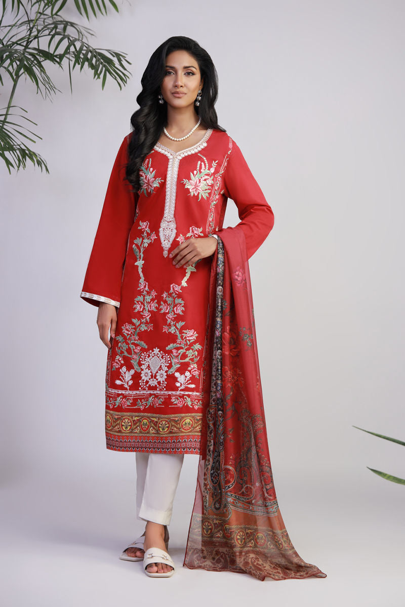 Shamaeel Ansari | Gulrang Lawn | Gulrang-04 - Ladies Clothes - Maria Faisal