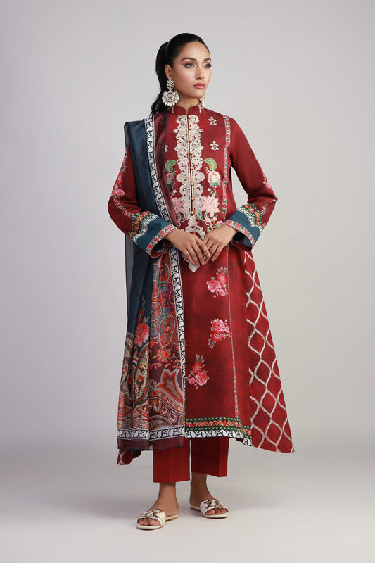 Shamaeel Ansari | Gulrang Lawn | Gulrang-07 - Ladies Clothes - Maria Faisal