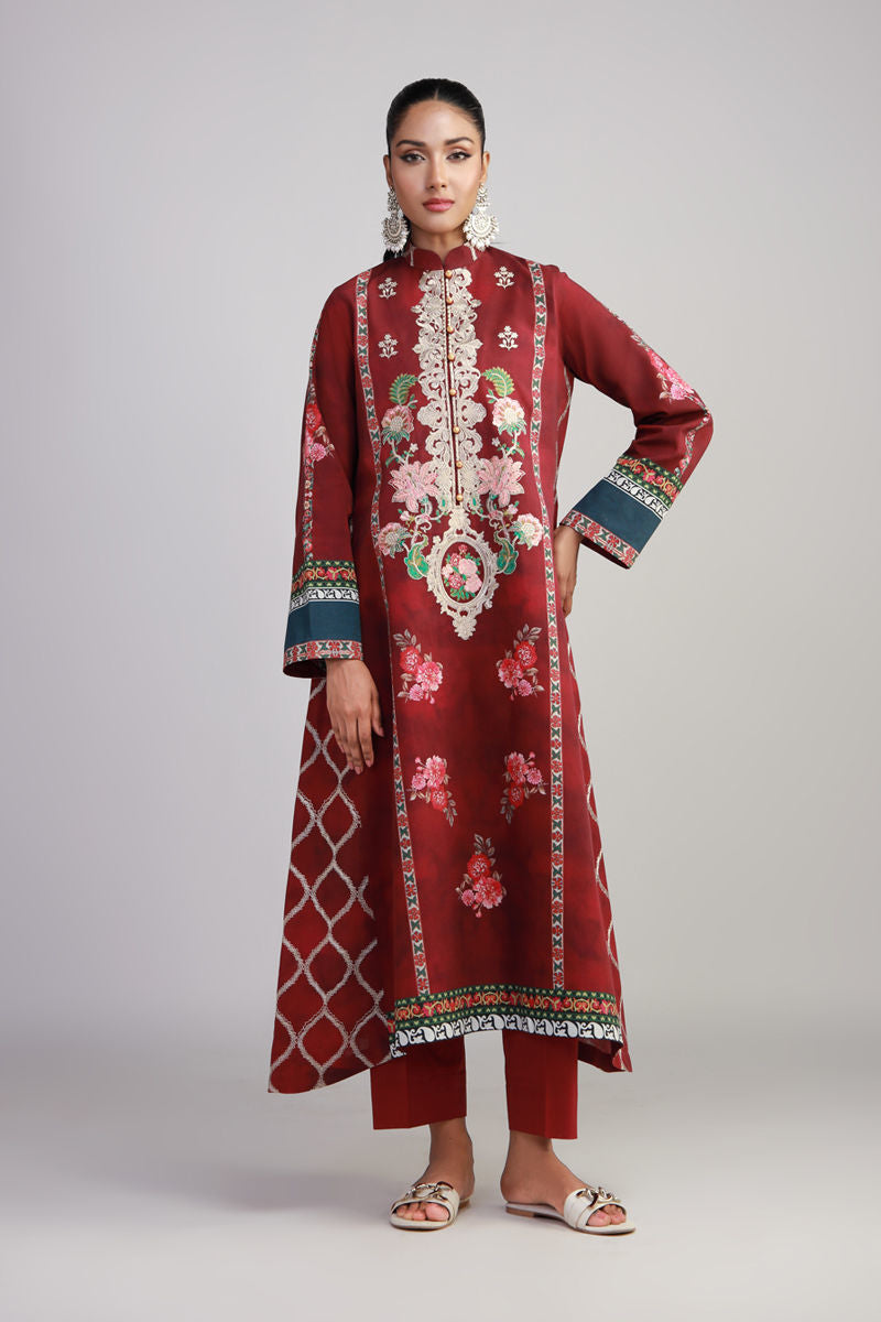 Shamaeel Ansari | Gulrang Lawn | Gulrang-07 - Ladies Clothes - Maria Faisal
