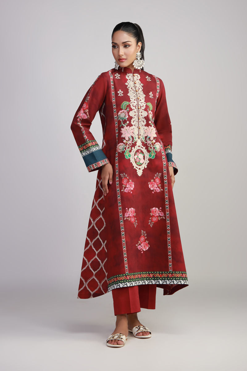 Shamaeel Ansari | Gulrang Lawn | Gulrang-07 - Ladies Clothes - Maria Faisal