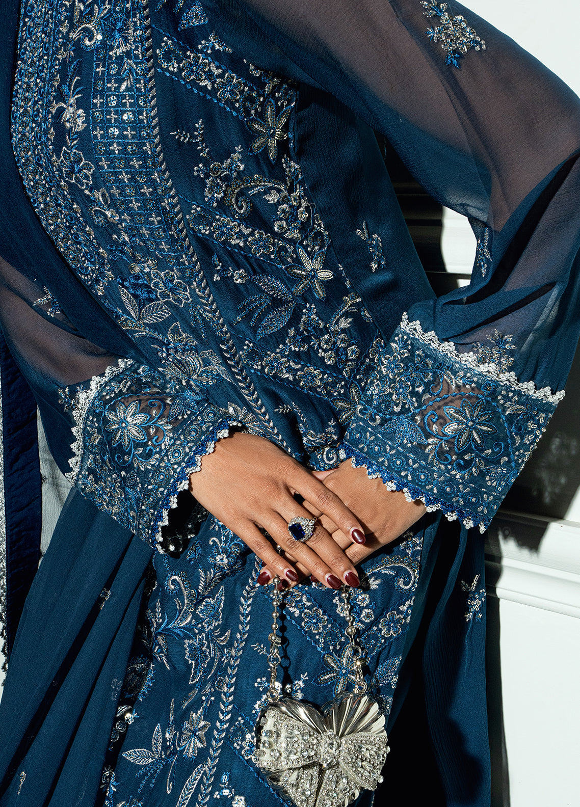 Sahane | Maison D'or Collection | CT 27002 Nael - Luxury Dress - available at Maria Faisal in UK and USA.