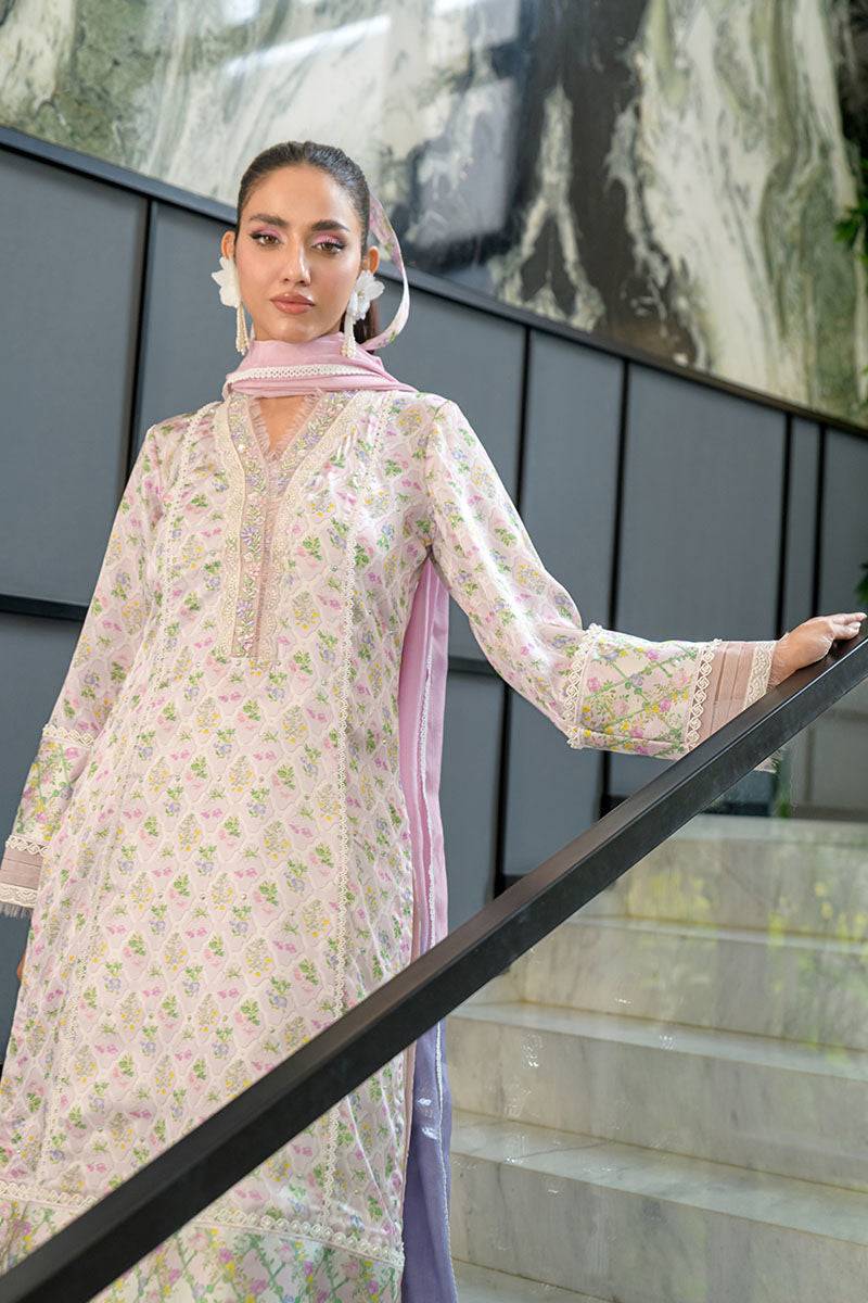 Fatima Khan | Eid Digital Silk Prints | Abloom by Maria Faisal - Registered Vendor of : Fatima Khan - type : Ladies Clothes - 100% original wedding dresses