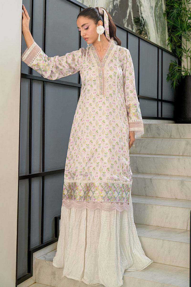 Fatima Khan | Eid Digital Silk Prints | Abloom by Maria Faisal - Registered Vendor of : Fatima Khan - type : Ladies Clothes - 100% original wedding dresses