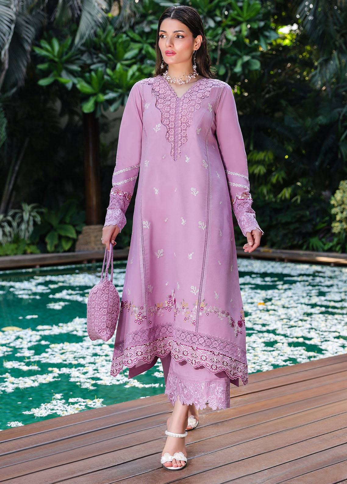 Sahane | Lovent Embroidered Pret 25 | ME23002 Helena by Maria Faisal - Registered Vendor of : Sahane - type : Ladies Clothes - 100% original wedding dresses