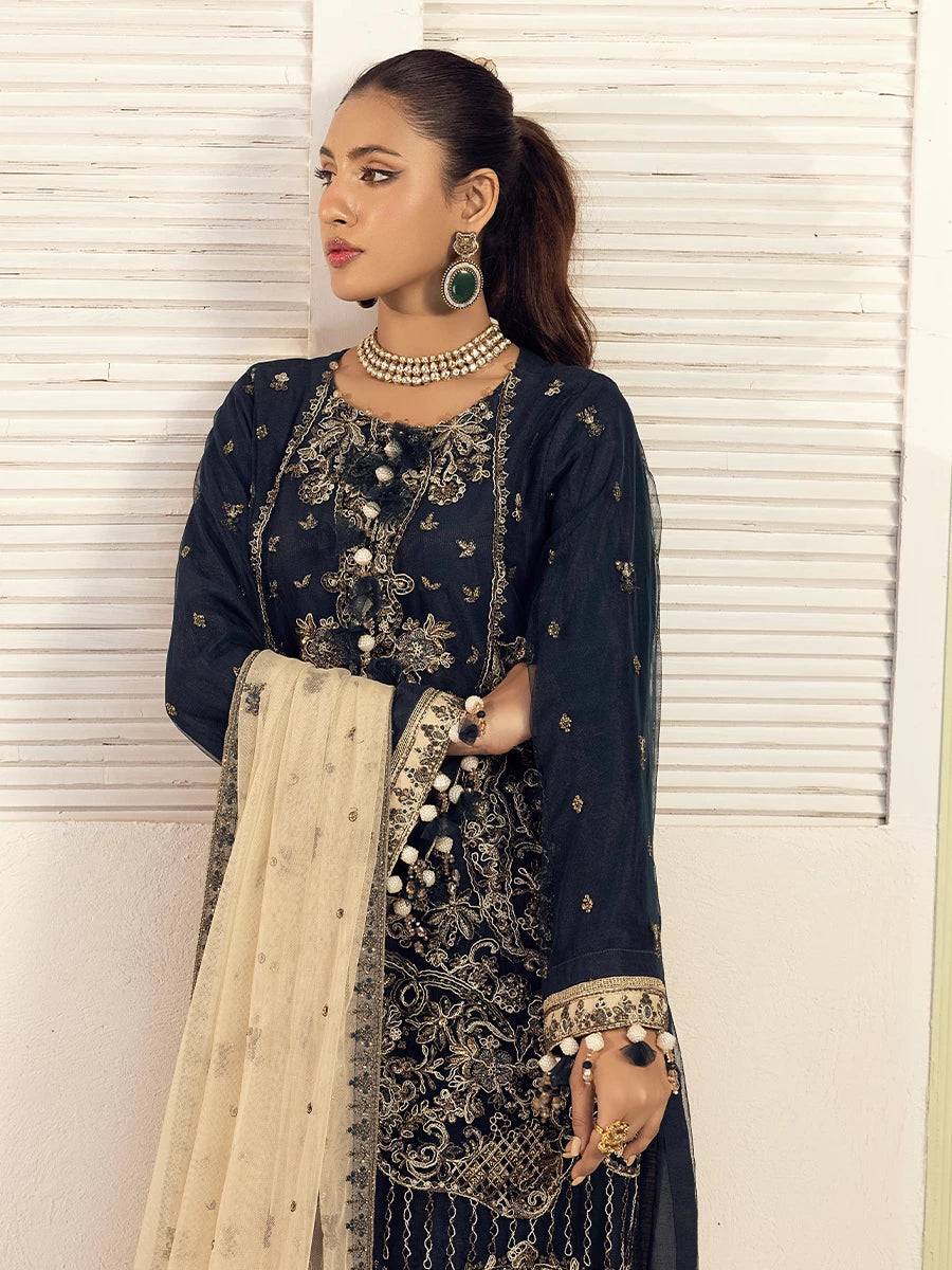 Salitex | Signature Festive Chiffon | NO006 by Maria Faisal - Registered Vendor of : Salitex - type : Ladies Clothes - 100% original wedding dresses