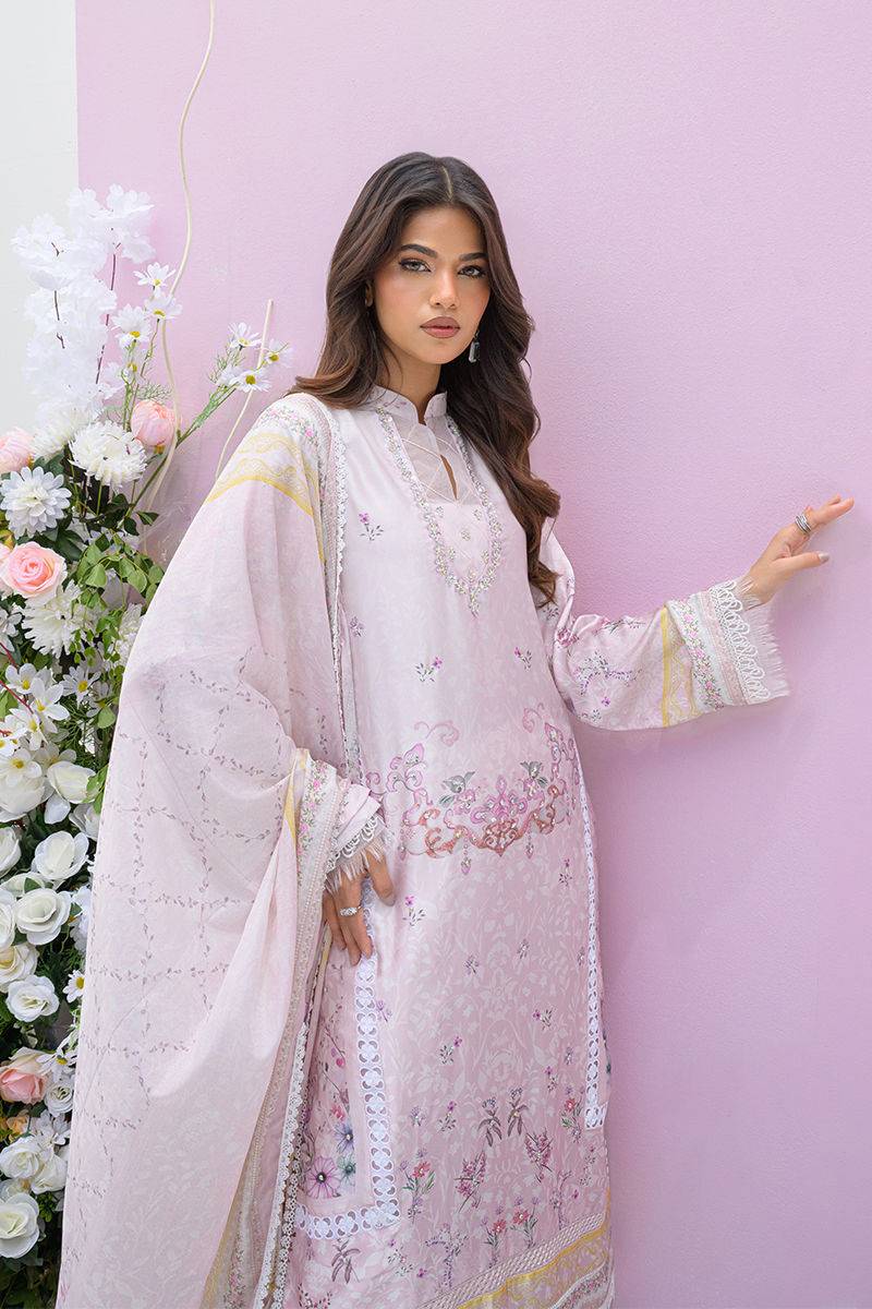 Fatima Khan | Eid Digital Silk Prints | Pastella by Maria Faisal - Registered Vendor of : Fatima Khan - type : Ladies Clothes - 100% original wedding dresses