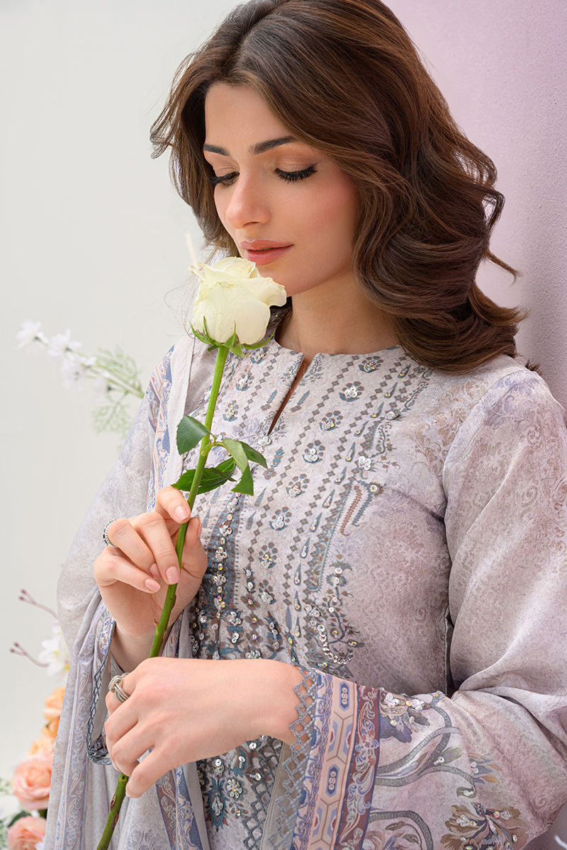 Fatima Khan | Prints and Petals | Moonlit Grace - Ladies Clothes - Maria Faisal
