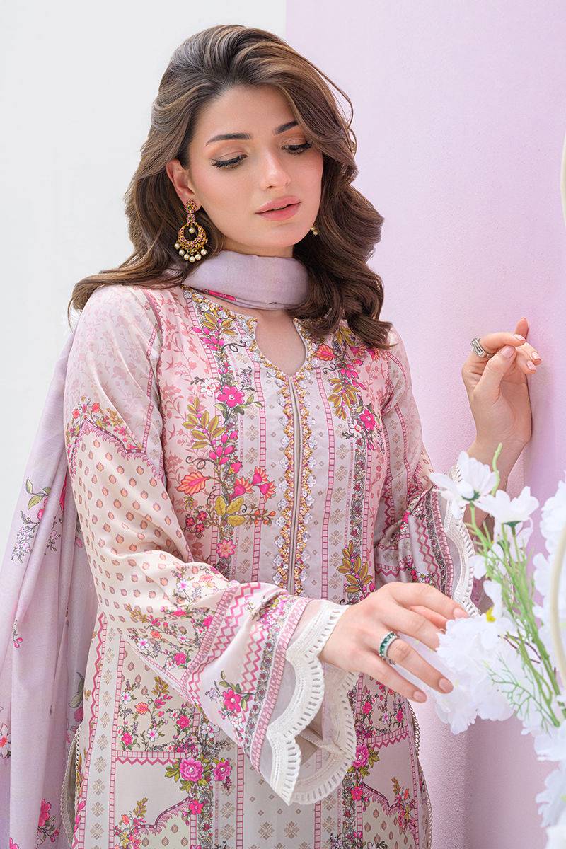 Fatima Khan | Eid Digital Silk Prints | Floralia by Maria Faisal - Registered Vendor of : Fatima Khan - type : Ladies Clothes - 100% original wedding dresses