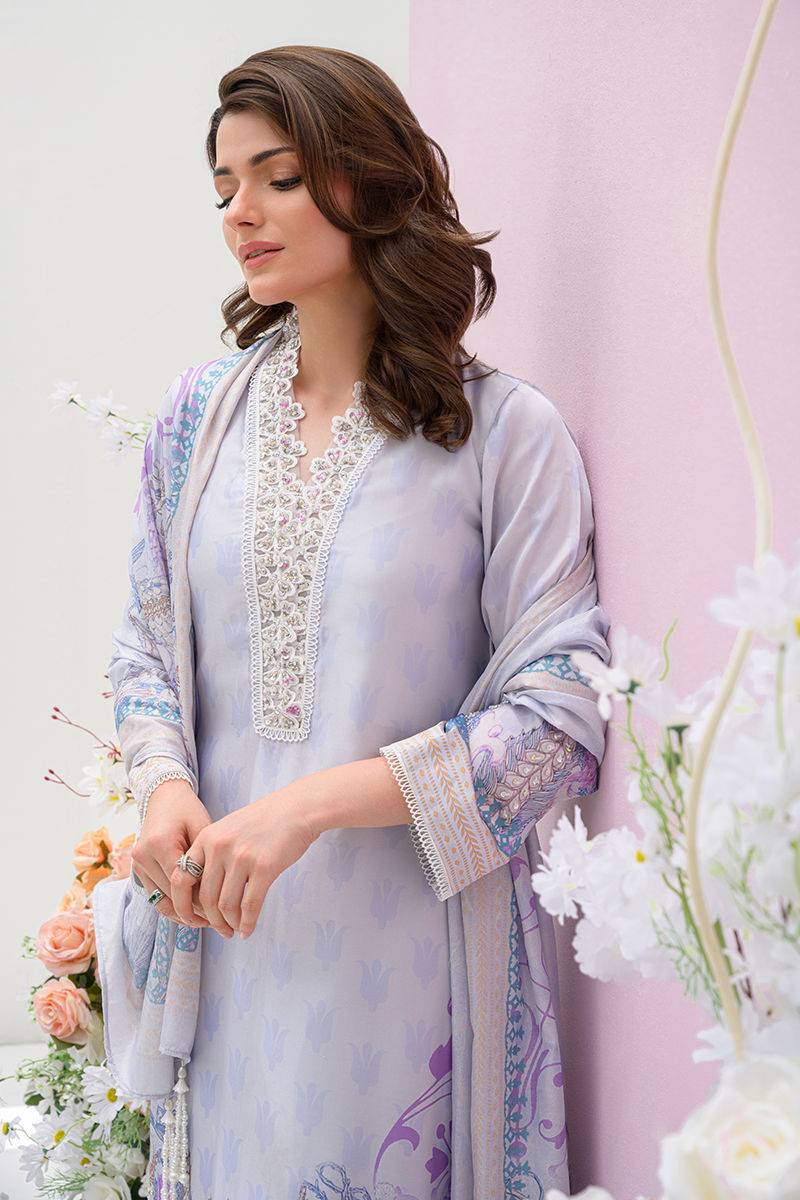 Fatima Khan | Eid Digital Silk Prints | Dawn by Maria Faisal - Registered Vendor of : Fatima Khan - type : Ladies Clothes - 100% original wedding dresses