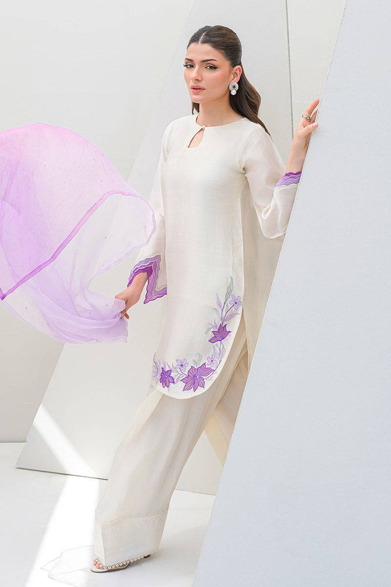 Fatima Khan | Serene Eid Luxe Pret | Majestic Ivory by Maria Faisal - Registered Vendor of : Fatima Khan - type : Ladies Clothes - 100% original wedding dresses