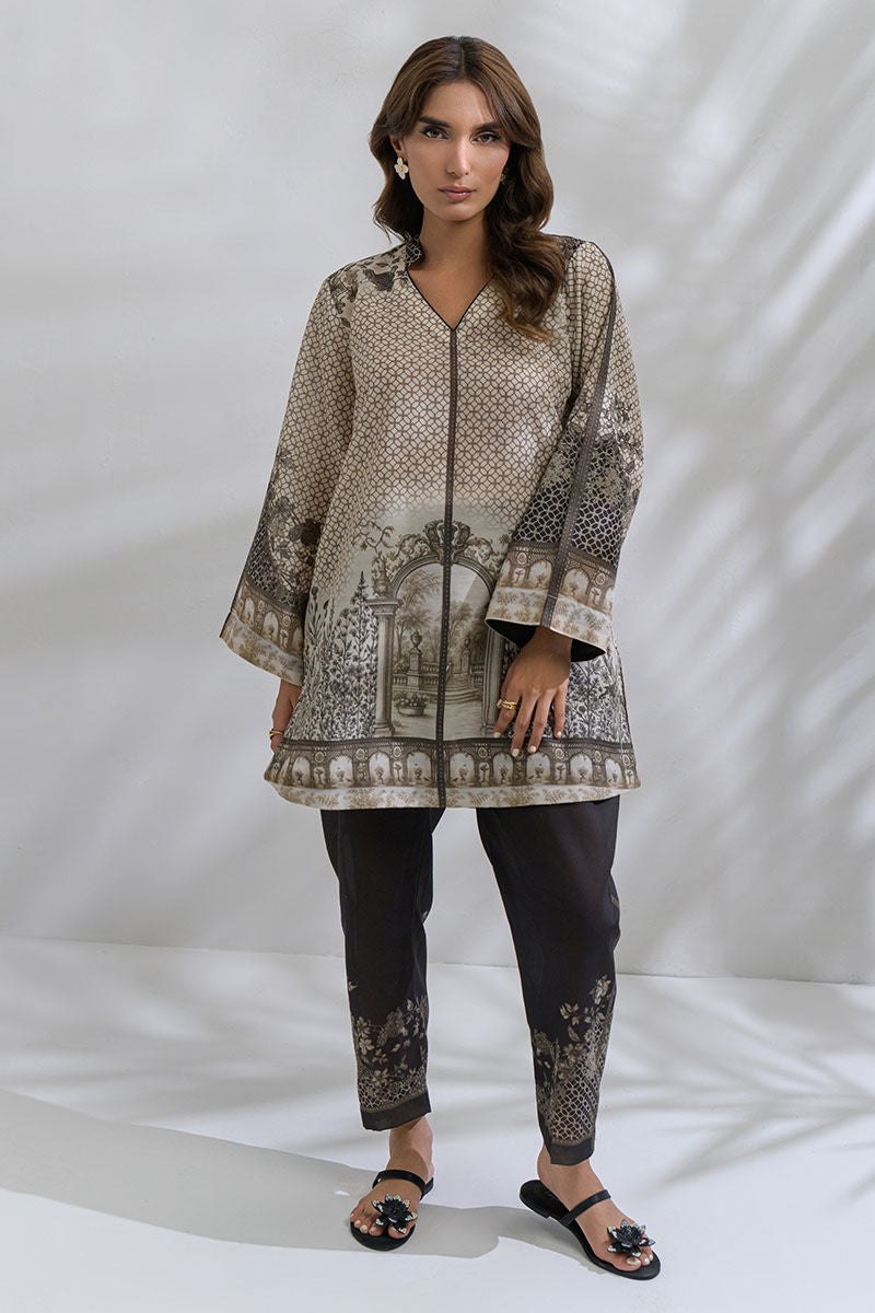 Fatima Khan | FK Prints | Roman Ties - Ladies Clothes - Maria Faisal