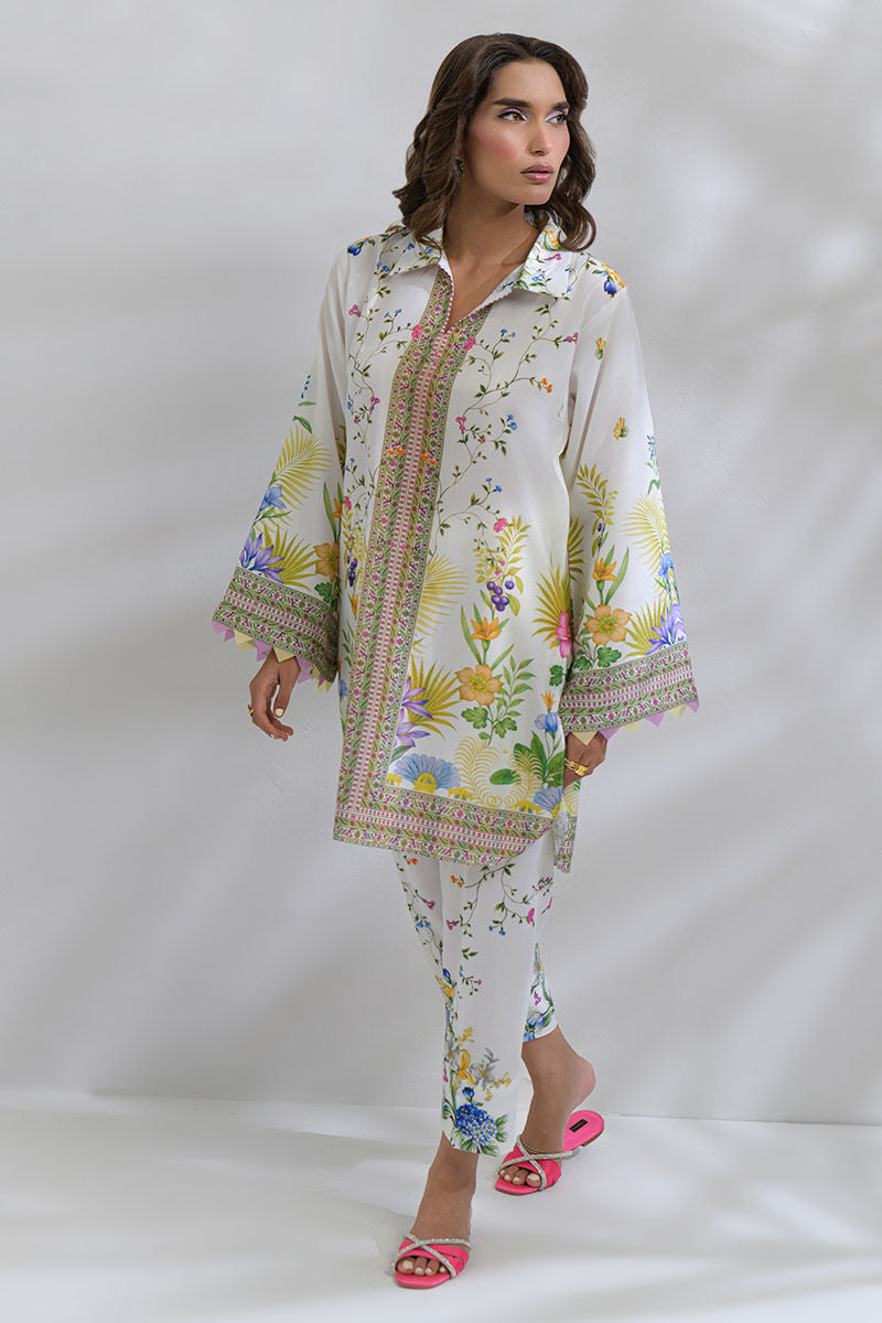 Fatima Khan | FK Prints | Palm Whisper - Ladies Clothes - Maria Faisal