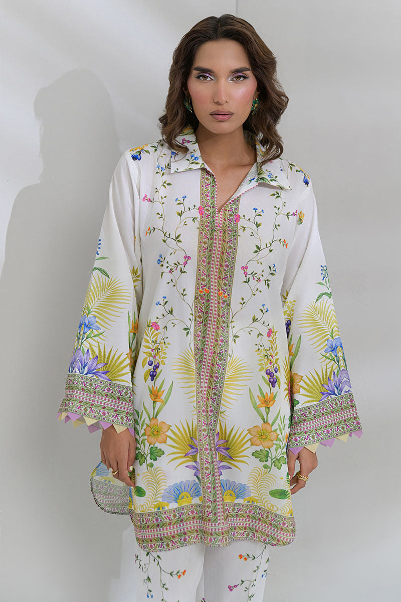 Fatima Khan | FK Prints | Palm Whisper - Ladies Clothes - Maria Faisal