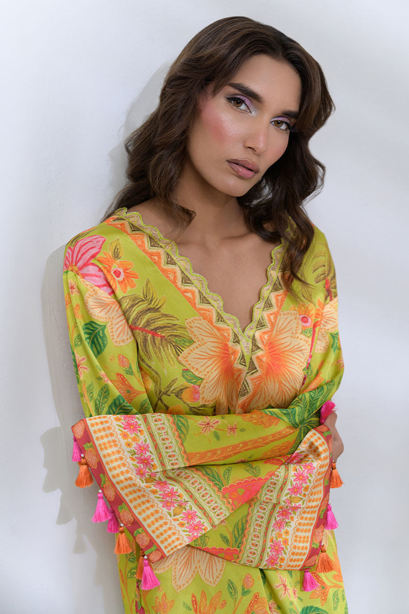 Fatima Khan | FK Prints | Tangled Tropic - Ladies Clothes - Maria Faisal