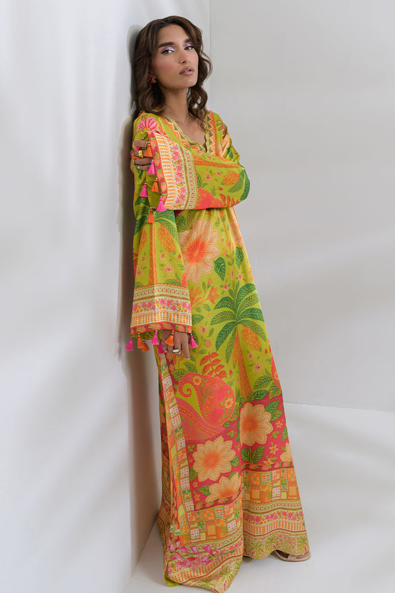 Fatima Khan | FK Prints | Tangled Tropic - Ladies Clothes - Maria Faisal