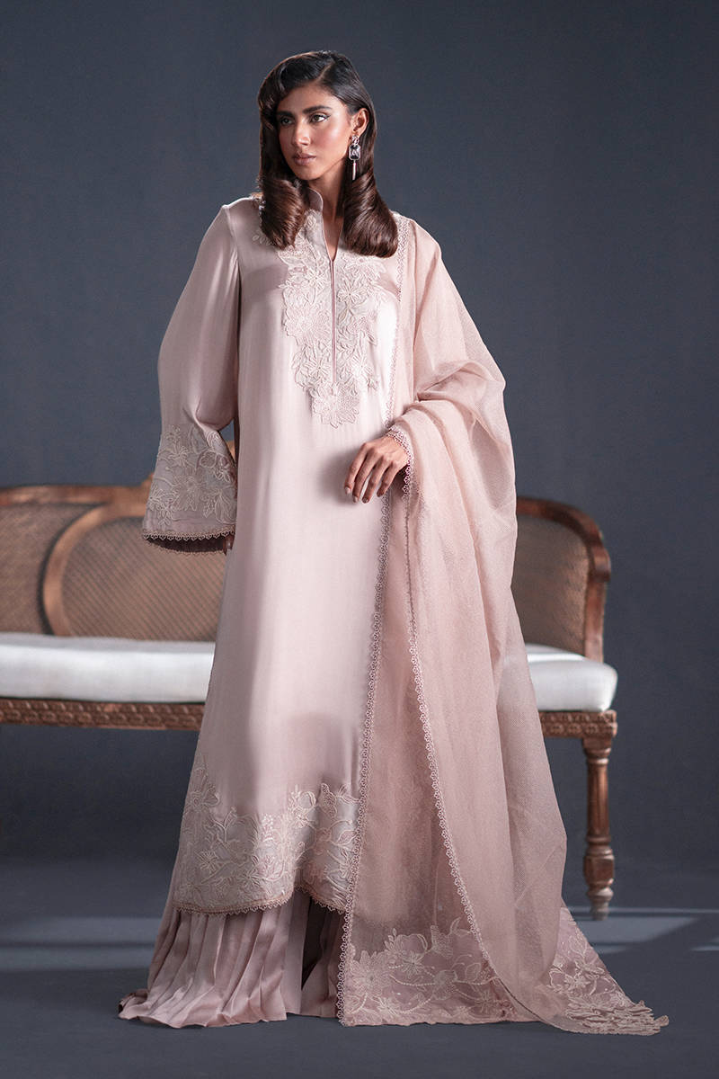 MNR | Chai Coffee Luxury Pret | Tea Rose by Maria Faisal - Registered Vendor of : MNR - type : Ladies Clothes - 100% original wedding dresses