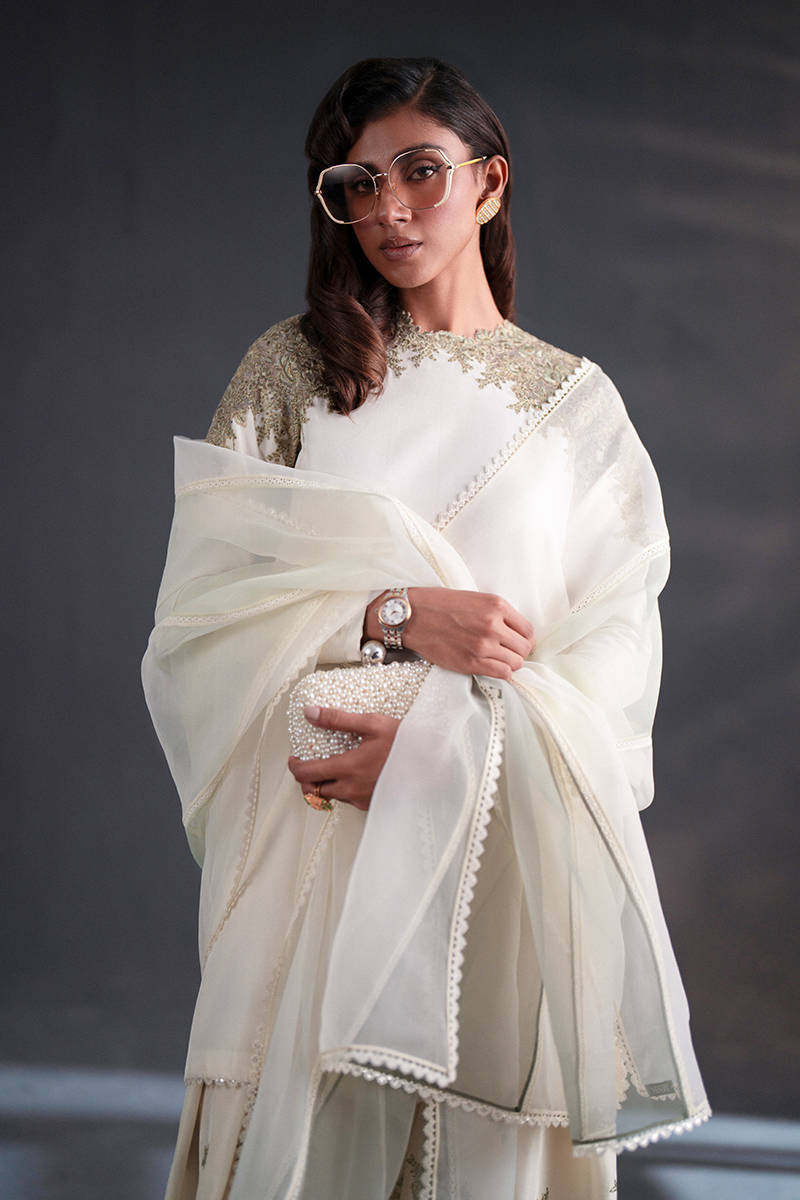 MNR | Chai Coffee Luxury Pret | Mint To Be by Maria Faisal - Registered Vendor of : MNR - type : Ladies Clothes - 100% original wedding dresses