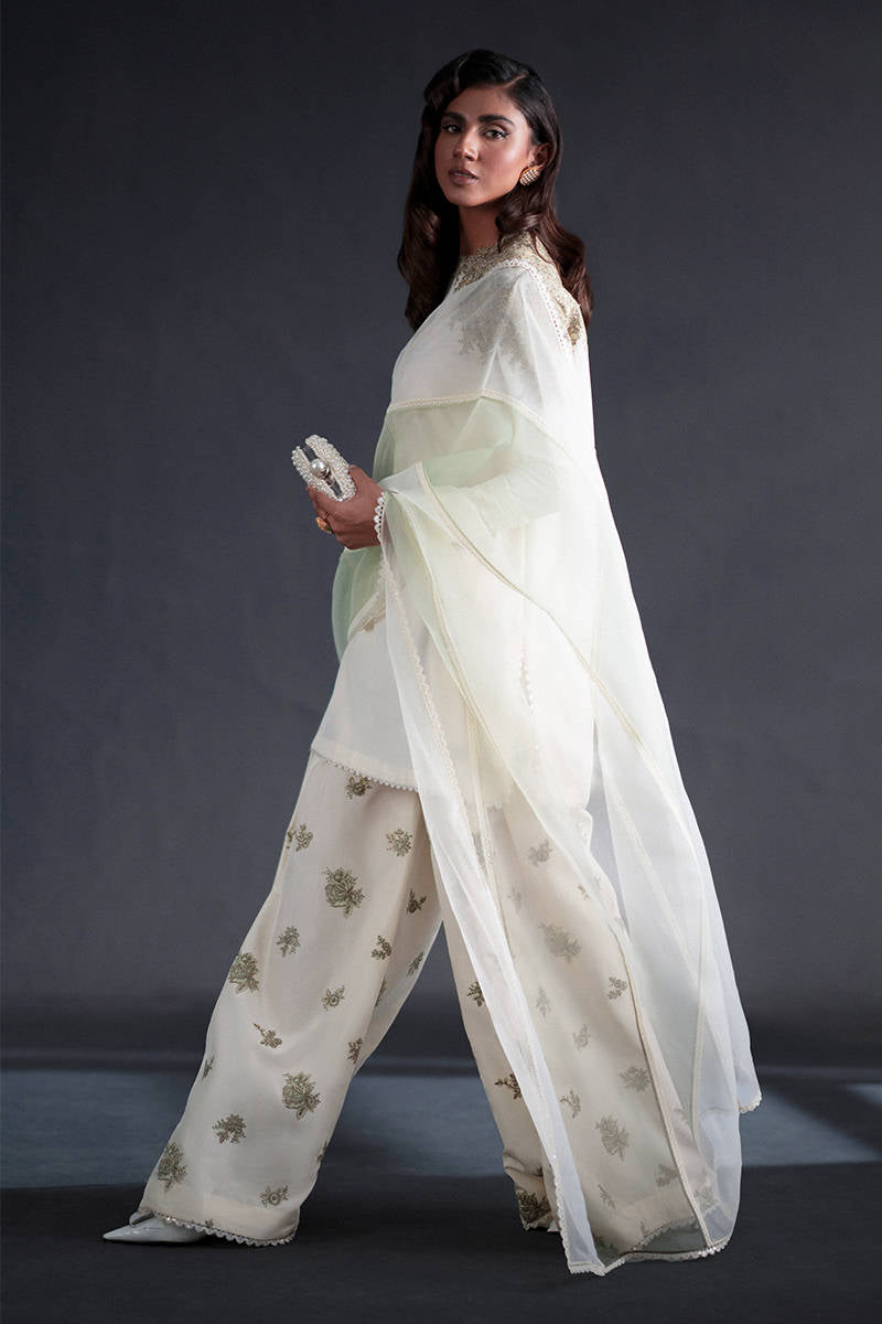 MNR | Chai Coffee Luxury Pret | Mint To Be by Maria Faisal - Registered Vendor of : MNR - type : Ladies Clothes - 100% original wedding dresses