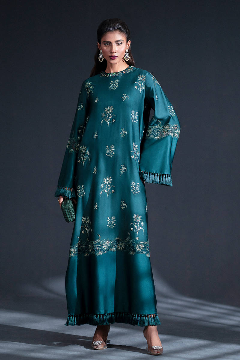 MNR | Chai Coffee Luxury Pret | Jade Moon by Maria Faisal - Registered Vendor of : MNR - type : Ladies Clothes - 100% original wedding dresses