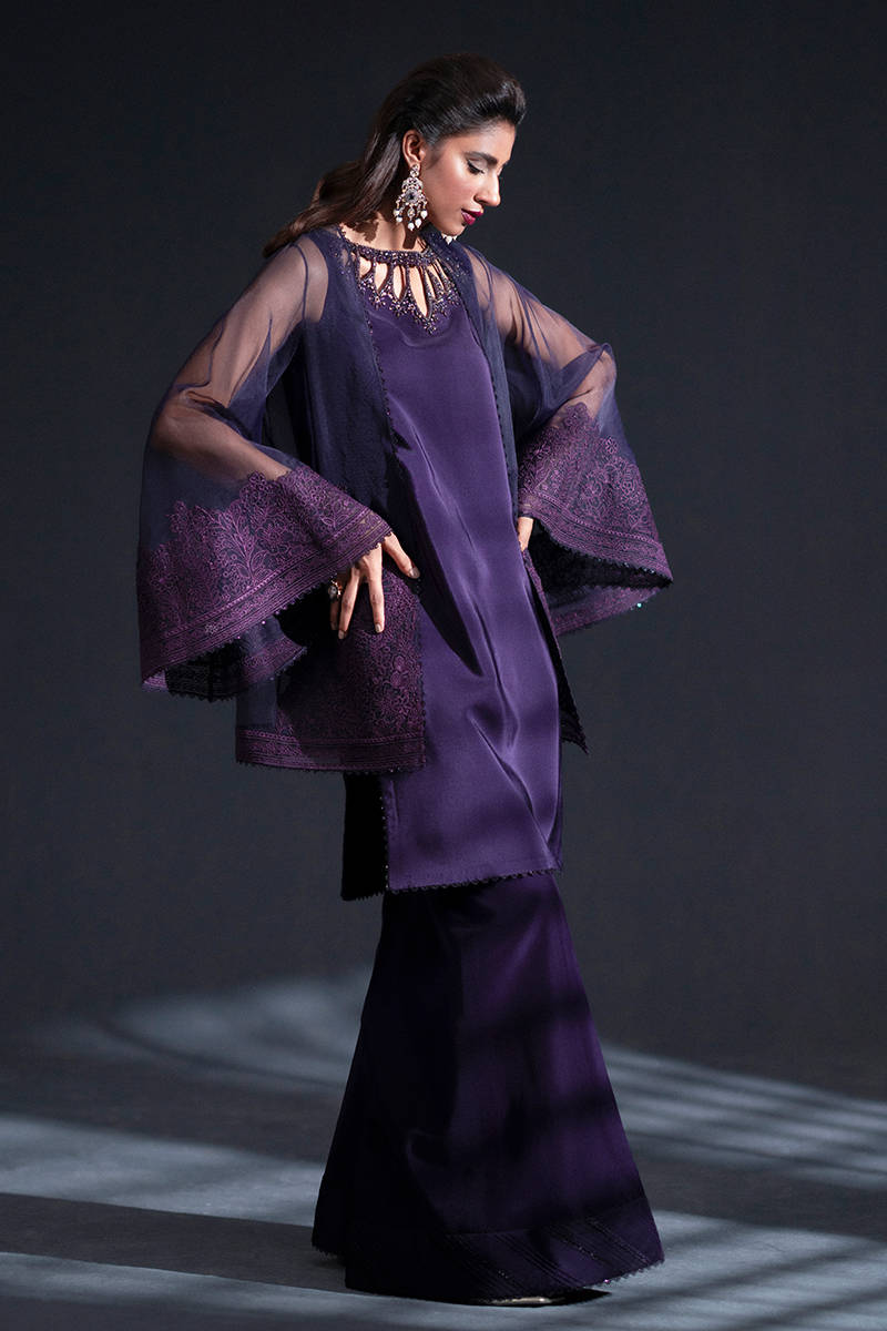 MNR | Chai Coffee Luxury Pret | Lavender Dreams by Maria Faisal - Registered Vendor of : MNR - type : Ladies Clothes - 100% original wedding dresses