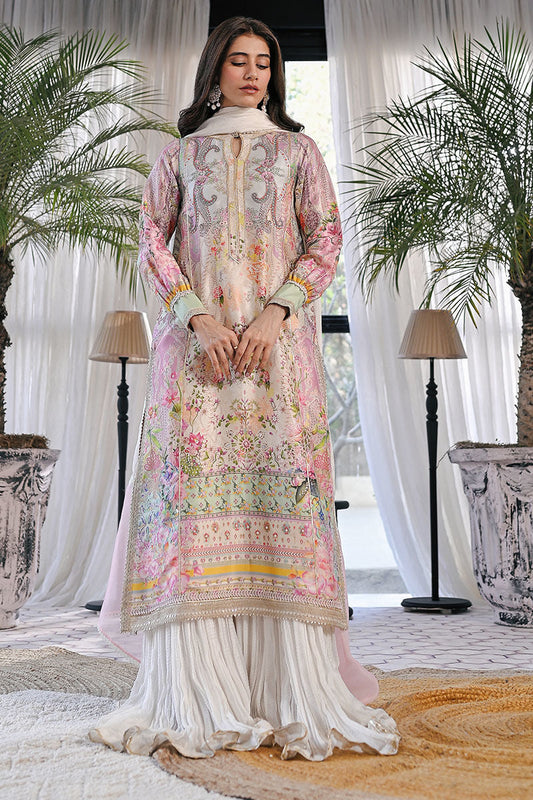 Ansab Jahangir | Digital Silk | Aliya Shirt and Dupatta - Ladies Clothes - Maria Faisal
