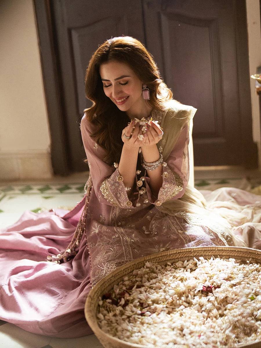 Salitex | Signature Festive Chiffon | JI047 by Maria Faisal - Registered Vendor of : Salitex - type : Ladies Clothes - 100% original wedding dresses