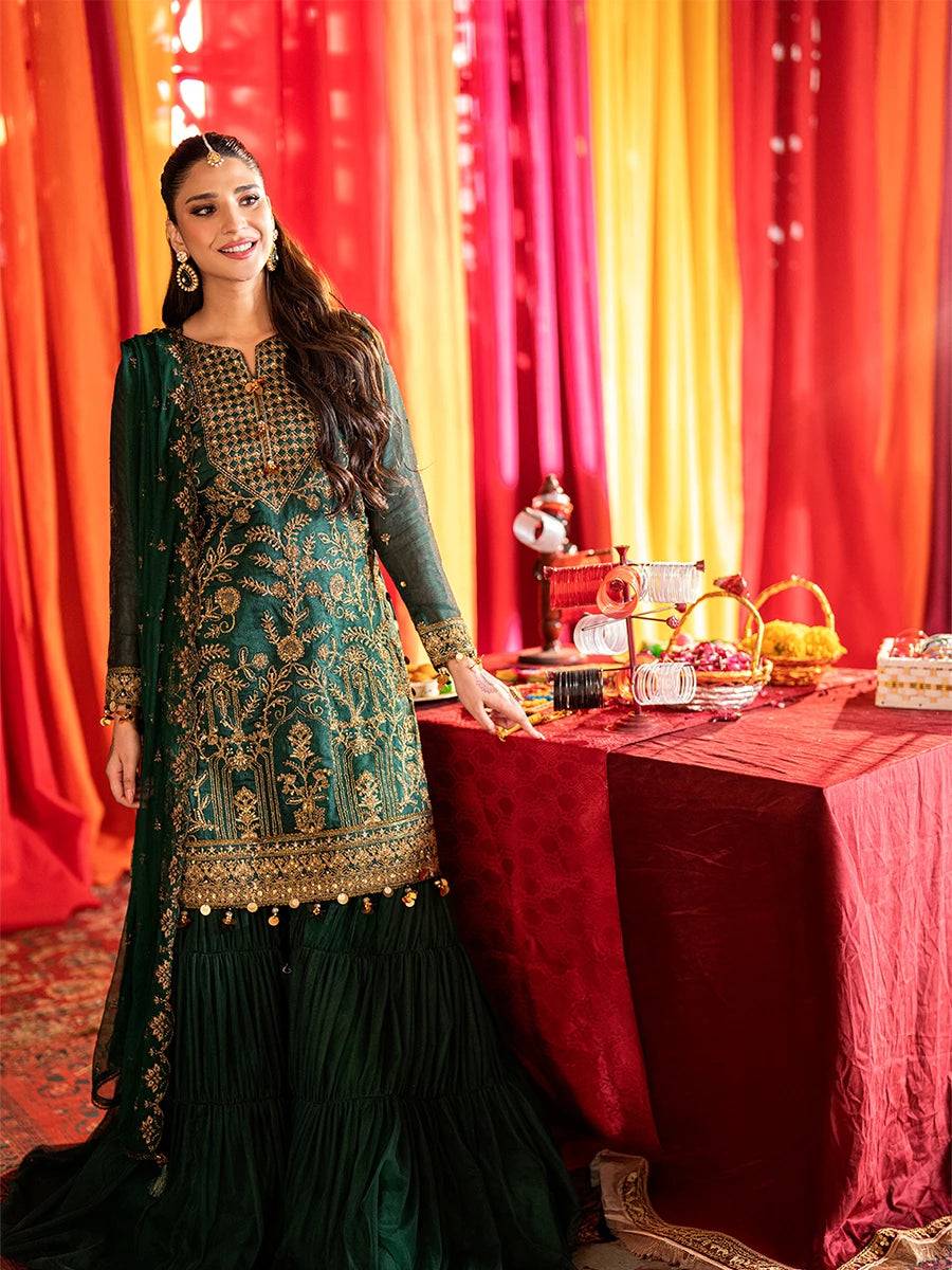 Salitex | Shehnai Festive | JI038 by Maria Faisal - Registered Vendor of : Salitex - type : Ladies Clothes - 100% original wedding dresses