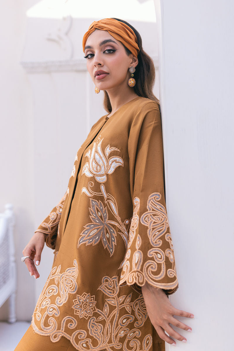 Ansab Jahangir | Luxe Pret Signature | MOCHA - Pakistani Dress - Maria Faisal
