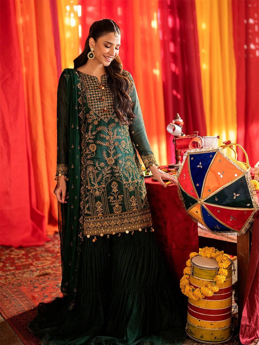 Salitex | Shehnai Festive | JI038 by Maria Faisal - Registered Vendor of : Salitex - type : Ladies Clothes - 100% original wedding dresses