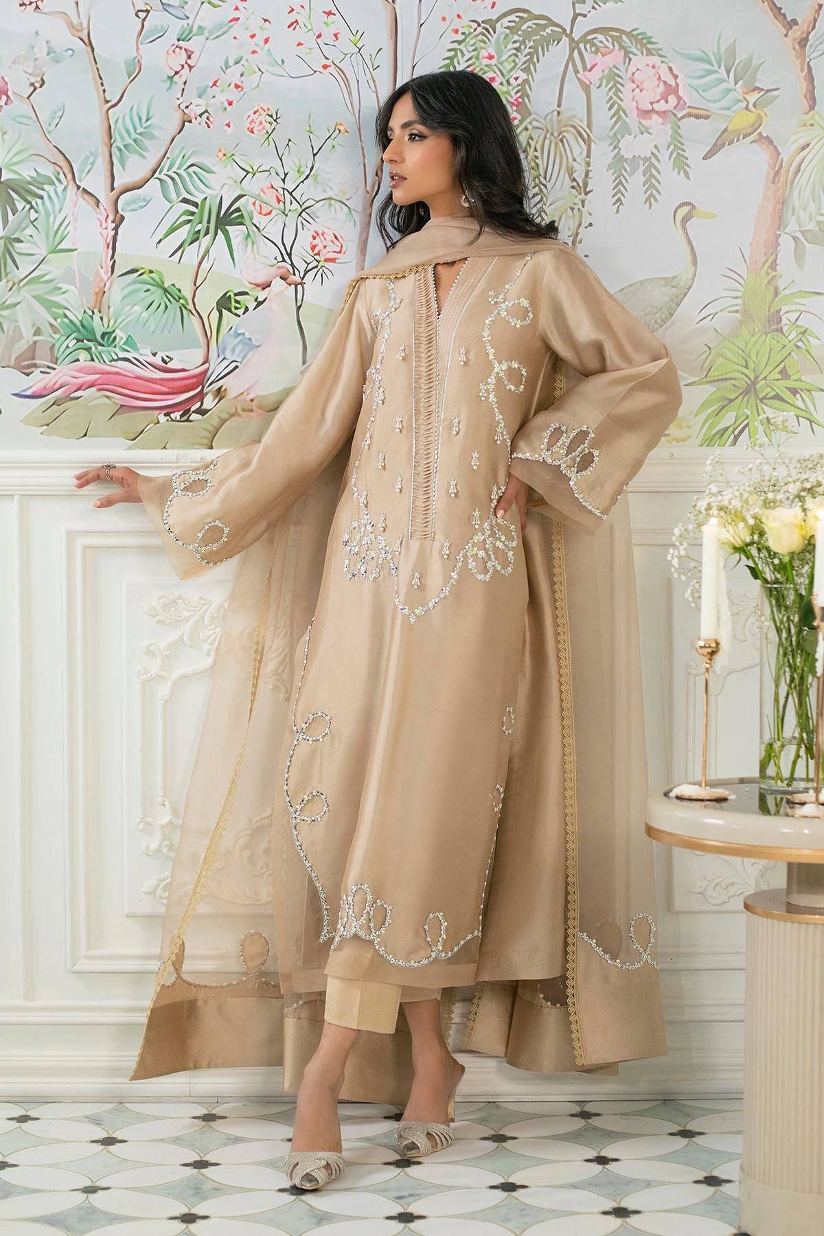Annus Abrar | Sehr Eid Luxe | Alyra Sand by Maria Faisal - Registered Vendor of : Annus Abrar - type : Ladies Clothes - 100% original wedding dresses