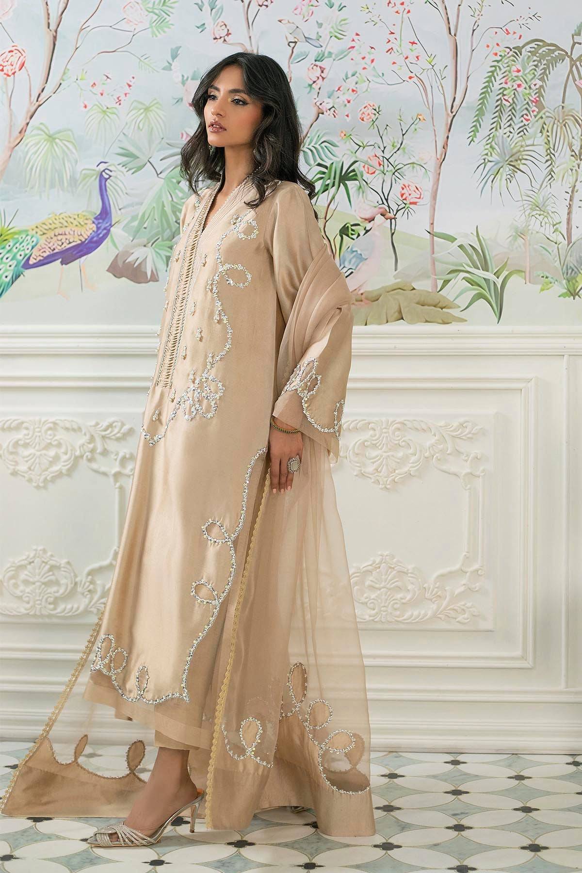 Annus Abrar | Sehr Eid Luxe | Alyra Sand by Maria Faisal - Registered Vendor of : Annus Abrar - type : Ladies Clothes - 100% original wedding dresses