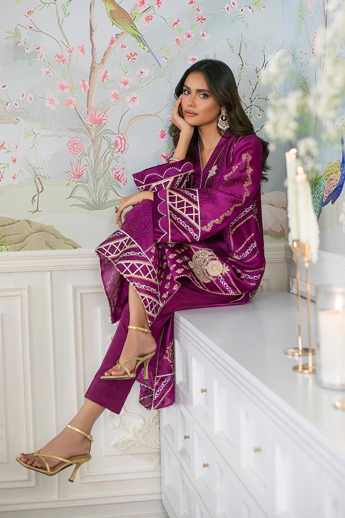 Annus Abrar | Sehr Eid Luxe | Emery - Violet by Maria Faisal - Registered Vendor of : Annus Abrar - type : Ladies Clothes - 100% original wedding dresses
