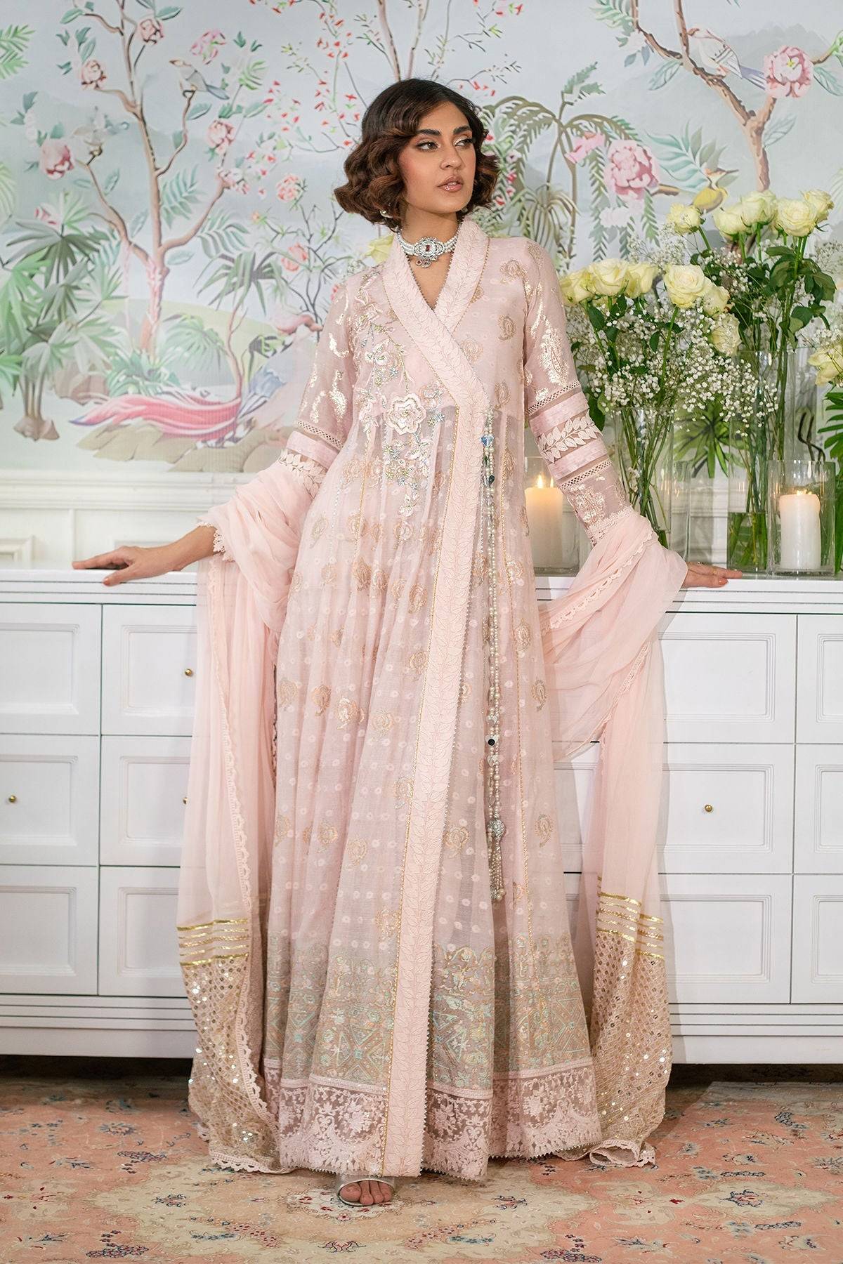 Annus Abrar | Sehr Eid Luxe | Nadi Blush by Maria Faisal - Registered Vendor of : Annus Abrar - type : Ladies Clothes - 100% original wedding dresses
