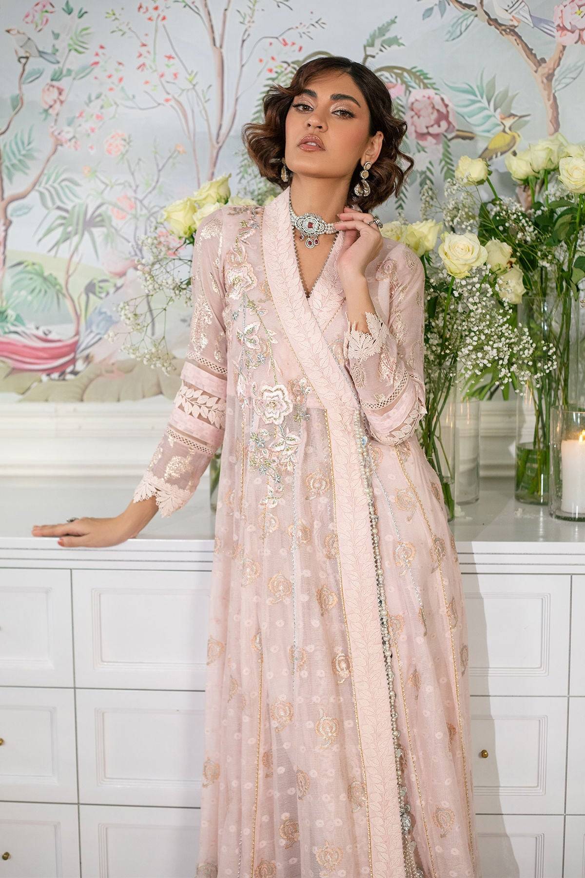 Annus Abrar | Sehr Eid Luxe | Nadi Blush by Maria Faisal - Registered Vendor of : Annus Abrar - type : Ladies Clothes - 100% original wedding dresses